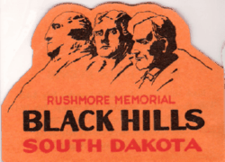 South Dakota windshield sticker