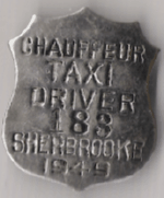 1949 Sherbrooke Chauffeur Taxi Driver