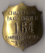 1959 Sherbrooke Chauffeur Taxi Driver