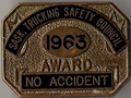 1963 Regina Safety Award