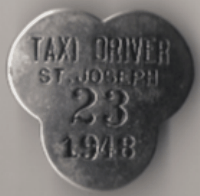 1948 St. Joseph Missouri Taxi Driver