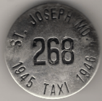 1945-46 St. Joseph Missouri Taxi