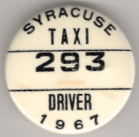 Syracuse 1967 Taxi Driver