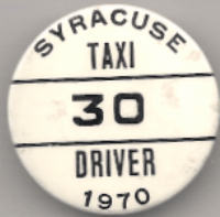 Syracuse 1970 Taxi Driver