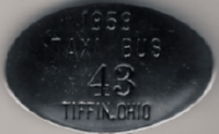 Tiffin Ohio 1959 Taxicab