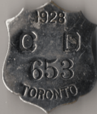 Toronto Ontario 1928 Cab Driver