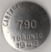 Toronto Cartage Driver 1949