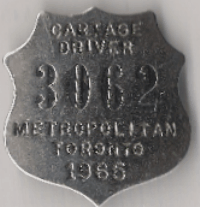 Toronto Cartage Driver 1965