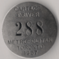 Toronto Cartage Driver 1967
