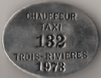 1973 Trois Rivieres Chauffeur Taxi