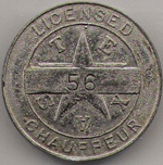 1937 Texas Licensed Chauffeur