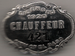 1920 El Paso Texas Licensed Chauffeur