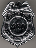 Houston Texas Chauffeur FD hat badge