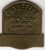 1959/60 Lufkin Texas Chauffeur
