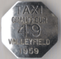 1959 Valleyfield Taxi Chauffeur