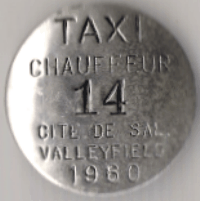 1980 Valleyfield Taxi Chauffeur