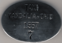 Vandalia Ohio 1957 Taxi