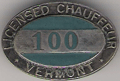 1912 Vermont Licensed Chauffeur