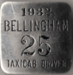 1932 Bellingham Washington Taxicab Driver