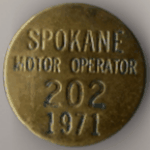 1971 Spokane Washington Motor Operator