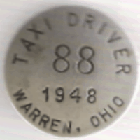 Warren Ohio 1948 Taxi Driver