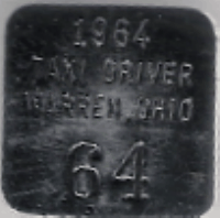 Warren Ohio 1964 Taxi Driver