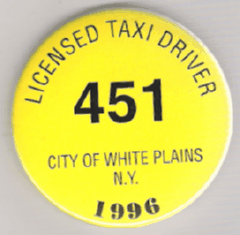 White Plains 1996 Licensed Taxi Driver