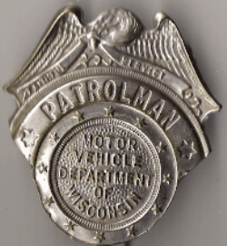 Wisconsin Patrolman Motor Vehicle Department