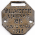 1914 One Horse Vehicle License
