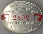 1949/50 Milwaukee badge