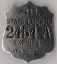 Mass State Peddler 1931/JAN 1932