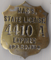 Mass State Peddler 1931/MAY 1932