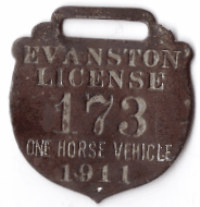1911 One Horse Vehicle License